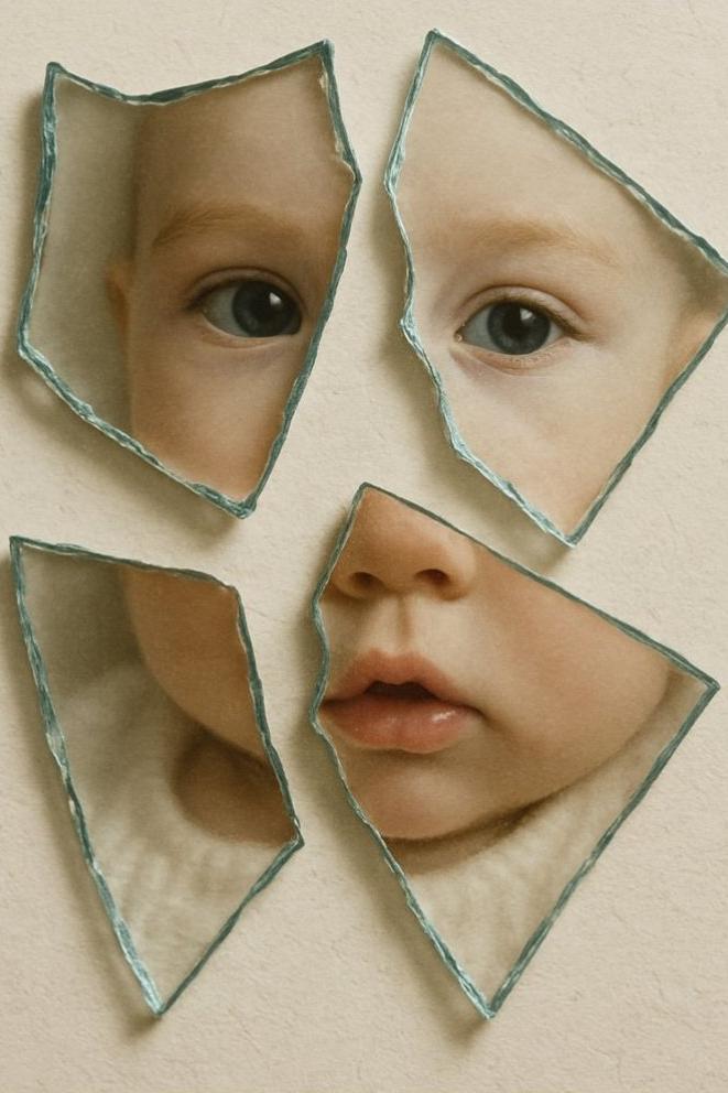 Fragmented Glass Portrait - Image 2